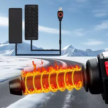 Подогреватель рукоятки для мотоциклов USB Grip Fast 3 уровня температуры мотоциклетная рукоятка легко подходит для различных холодных товаров для защиты от холода [недавно улучшенный]
