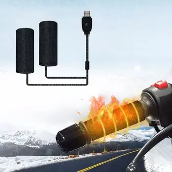 Подогреватель рукоятки для USB 3 уровня температуры Включает в себя простую защиту от холода, горячую, горячую, мотоциклетную, горячую, холодную, зимнюю, мотоциклетную, обертывание,