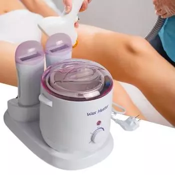 Подогреватель воска Безопасный Удобный жестяной поддон емкостью 800 мл Практичный аппарат для удаления волос 3 в 1 для локтей US Plug