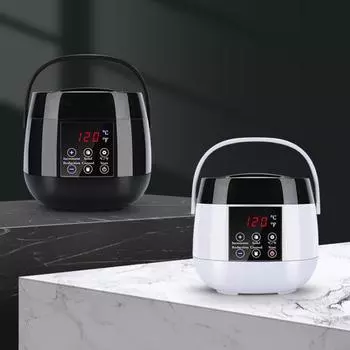 Подогреватель воска, интеллектуальный контроль температуры, отсутствие деформации, многофункциональная безболезненная эпиляция, 100 Вт, машина для плавления воска из АБС-пластика с чашей, аксессуары для дома UK B чёрный