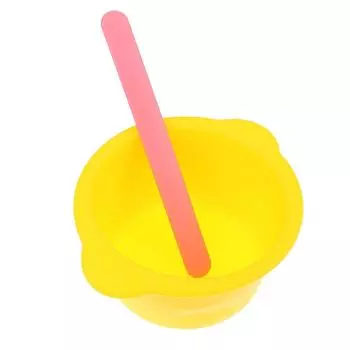 Подогреватель воска, жаропрочные сменные силиконовые чаши, палочка для перемешивания воска, инструмент для красоты тела, большая силиконовая маска, палочка для удаления волос 14.5cm