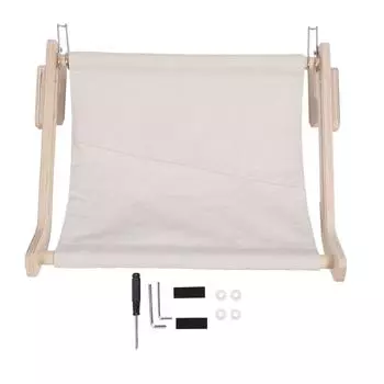 Подоконник для кошки, деревянная рама, прочная конструкция, удобная настенная кровать, прикроватный гамак для кошки для серый