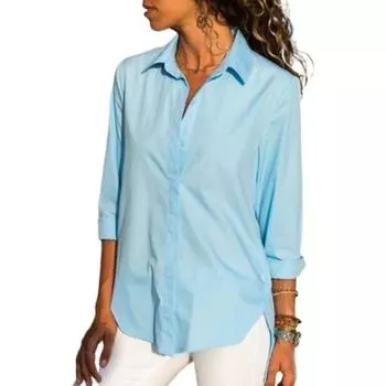 Подол большого размера, рукав, боковая однобортная длинная женская рубашка, рубашка с декором на пуговицах и высоким воротником 2XL красный