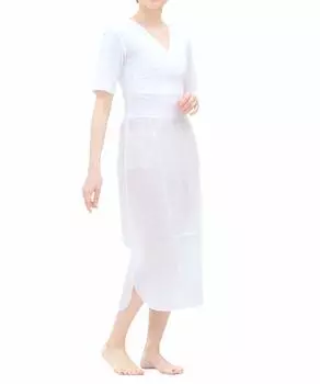 Подол кимоно дезодорант материал подол размер L [SOUBIEN] нижнее белье, чехол, часть, коррекция, нижнее белье, комбинация, женская, (Део-Папи), Крышка, белый