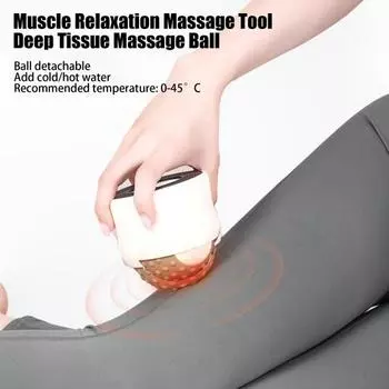 Подошвенная фасция Ручной массажный шарик Глубокие ткани Боли в мышцах Восстановление Триггерная точка Физиотерапия Плечо Рука Шея Спина Ноги Ручной массажер молочный белый