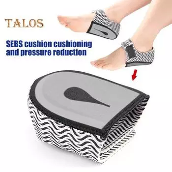 Подошвенный фасциит, пяточная чашечка, противоскользящая, протекторы для облегчения боли, поддержка пятки, амортизирующая подушка при ахиллите, сухая трещина на пятке, шпора S