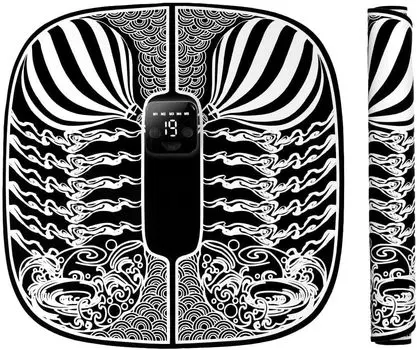 Подошвы для релаксации 6 19 Пульт дистанционного управления Ультра Подарок за уважение к Подарку Релаксация, Ноги, Устройство, Режимы, Уровни, Включено, Теленок, Тонкий, чёрный