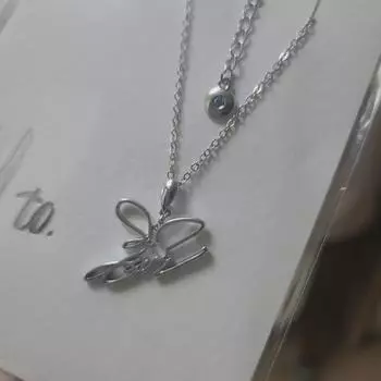 Подпись Тэён из Girls Generation на 2020 год, серебряное ожерелье на день рождения