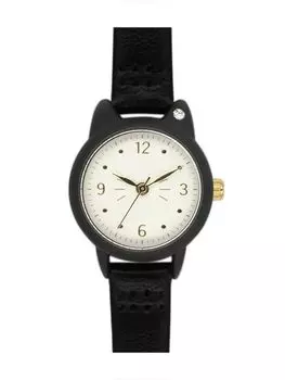[Подписаться] Часы Catmint Cat Case Watch H01023S-1 BK женские черные чёрный
