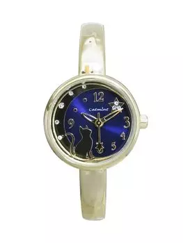 [Подписаться] Часы Catmint Moon & Star Bangle C00516S-3 GD Women s Gold