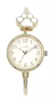 [Подписаться] Часы Catmint Paw Bangle Watch H05024A-3 GD женские золотые