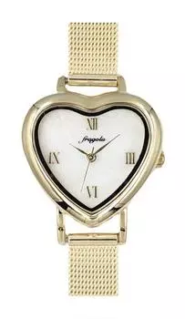 [Подписаться] Часы Fragola Heart Mesh Belt Watch N00224S-1 GD Women s Gold