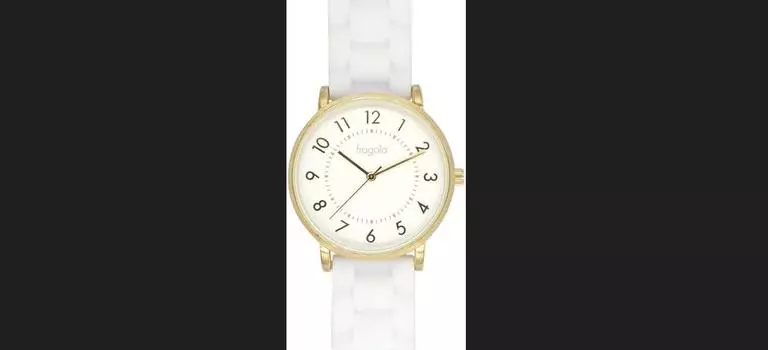 [Подписаться] Часы Fragola Rubber Band Watch N05222A-1 WH женские белые