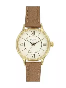 [Подписаться] Часы Fragola Sweatproof Belt Basic Ring Watch H03622A-1 MOC женские коричневые