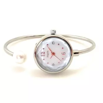 [Подписаться] Часы Fragola Twist Bangle Watch N02721A-3 SV женские серебряные