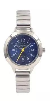 [Подписаться] Fragola Watch 10 ATM Водонепроницаемые сильфонные часы N04023A-5 SVNV Женские серебристые