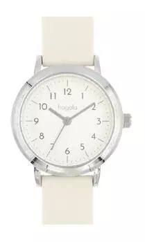 [Подписаться] Fragola Watch 10 ATM Водонепроницаемые маленькие резиновые часы N01224S-1 IV женские, цвет не совсем белый