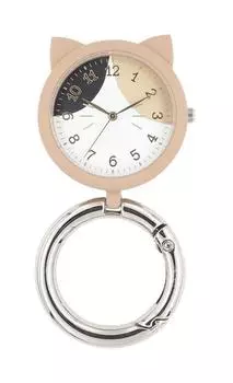 [Подписаться] Карманные часы Catmint Cat карабин часы H00924S-0 BE женские