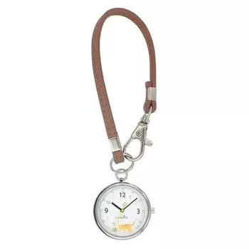[Подписаться] карманные часы кошачья мята пряжа кошачий ремешок часы N04523A-0 B женские коричневые