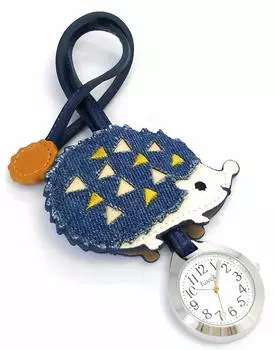 [Подписаться] Карманные часы с крючком и ежиком E02716S-6 DDENIM Женские