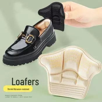 Подпяточники для мужчин и женщин: Предотвращает скольжение и износ, идеально подходит для лоферов, толстые вставки половинного размера