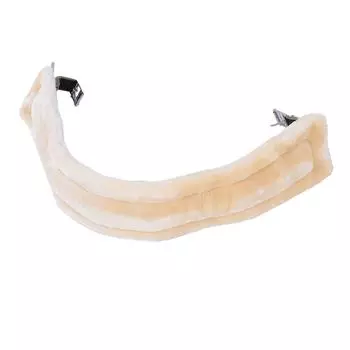 Подпруги для лошадей профессиональные с подкладкой из искусственной шерсти, предотвращающие трение, английская подпруга с нержавеющей сталью 110cm/43.3in