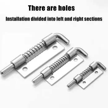 Подпружиненные болты дверного замка, устойчивые к коррозии, легко устанавливаемые, скользящие болты Small Left