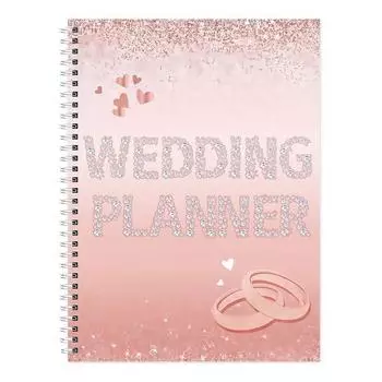Подробный список дел Книга для планирования свадьбы Без дат Блестящий свадебный органайзер Канцелярские товары