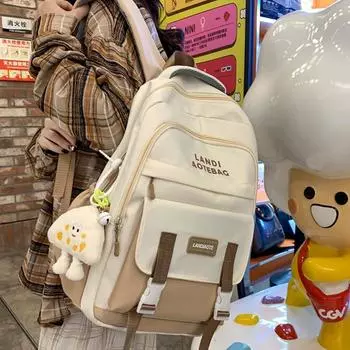 Подростковая школьная сумка для девочек и мальчиков, студенческий женский рюкзак, модный дорожный женский рюкзак для ноутбука, милый черный новый женский рюкзак