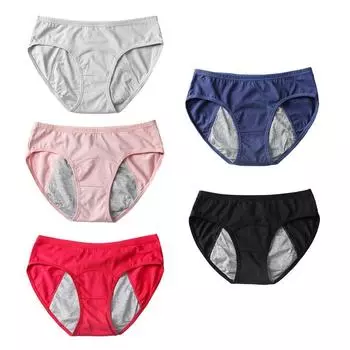 Подростковые менструальные трусики, дышащие герметичные физиологические трусы для девочек-подростков XS