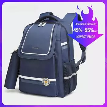 Подростковые школьные сумки для мальчиков и девочек, легкий рюкзак с отдельным карманом для карандашей, большая повседневная сумка с рисунком для школьников