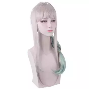 Подростковый парик Ниннин, парик для выступления на аниме-выставке One size зелёный