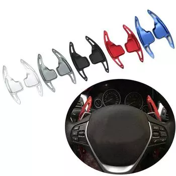 Подрулевой переключатель для BMW F30 F10 GT X1 X4 Z4 3 4 5 серии F20 F22 F30 F48 F25, алюминиевый удлинитель переключения передач на руле серебряный