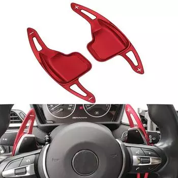 Подрулевой переключатель для BMW F30 F31 F32 F10 F20 F15 F16 X1 X3 X4 X5 X6 1 2 3 4 5 6 7 серии, удлинитель рулевого колеса, 2 шт. серебряный