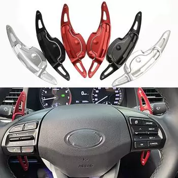 Подрулевой переключатель для Hyundai LA FESTA, алюминиевый сплав, автомобильные подрулевые лепестки на руль, удлинитель DSG, Стайлинг, 2 P, автомобильный чёрный