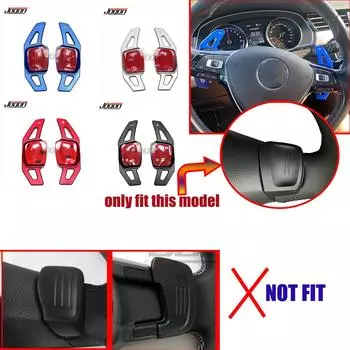 Подрулевой переключатель передач для Volkswagen VW Tiguan MK2 2016-автомобильный руль DSG Shifter чёрный