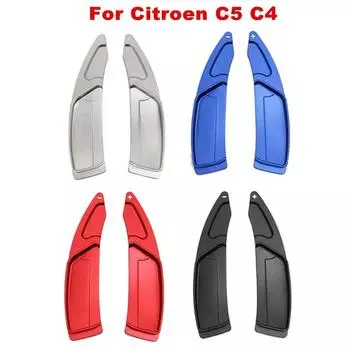 Подрулевые переключатели для Citroen C5 Aircross C4 Grand Picasso Berlingo Spacetourer рулевое колесо автомобиля DSG Shifter Extension Accessories серебряный