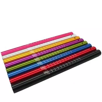 Подседельный штырь для велосипеда, длина из алюминиевого сплава, 300 мм, 25,4 мм/22,2 мм, модифицированный подседельный штырь для скутера, балансира, велосипеда 22.2mm (for S car) красный