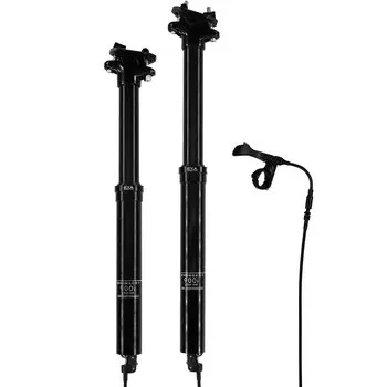 Подседельный штырь с внутренней прокладкой для горного велосипеда, шоссейного велосипеда, X 125 мм, ход 150 мм, регулировка высоты, дистанционное управление, подседельный штырь 30,9 мм 31,6 мм чёрный