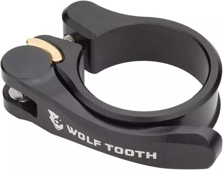 Подседельный штырь Wolf Tooth Clamp, быстросъемный, черный, 38,6 мм