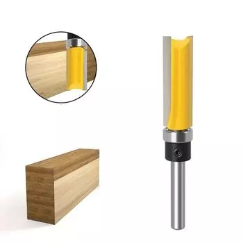 Подшипник 1/2 прямая концевая фреза с подшипником твердосплавная прямая фреза для фрезерования дерева A