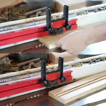 Подшипник пильного стола Роликовый столярный станок Двойной роликовый скользящий роликовый направляющий ролик Перья Доска Вспомогательный инструмент United States