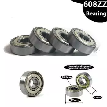 Подшипники 608ZZ, 4 шт.