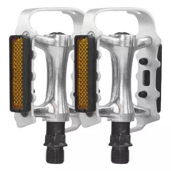 Подшипники из алюминиевого сплава Широкие велосипедные педали Легкие противоскользящие педали для горного велосипеда Педали для шоссейного велосипеда Подшипники для велосипеда Педали для велосипеда серебряный