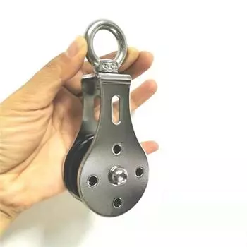 Подшипниковый подъемный шкив 300 кг колесо с канавкой, бесшумное поворотное тяговое колесо для фитнеса, силовых тренировок для домашнего спортзала, спортивные аксессуары