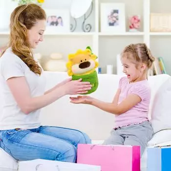 Подсолнух плюшевая игрушка цветок, подарки на день рождения для мужчин и женщин, успокаивающие игрушки, подарки для детей, детские игрушки, 1 шт, 9,8 дюйма жёлтый