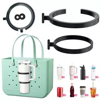 Подстаканник 30/40 унций Универсальный подстаканник для сумки Bogg, дизайн с одной гайкой чёрный