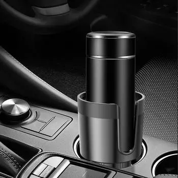 Подстаканник для автомобиля Автомобильный подстаканник Расширительный адаптер с регулируемым основанием Многофункциональный регулируемый расширяемый удлинитель вставки
