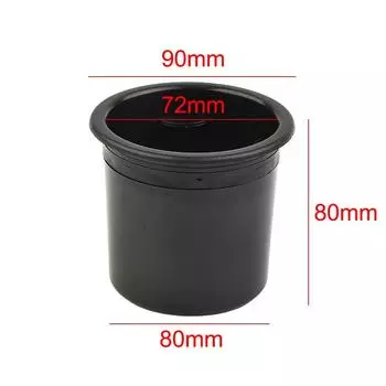 Подстаканник для автомобиля, встраиваемый, черный, вставной, держатель для банки для автомобиля, морского столика для автофургона, ABS, автомобильный держатель для кофе, аксессуары CHINA