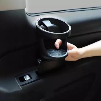 Подстаканник для дренажа сзади автомобиля, держатель для стакана с водой, основание для Mercedes-Benz Vito/V260 2016-2024, аксессуары для модификации интерьера чёрный